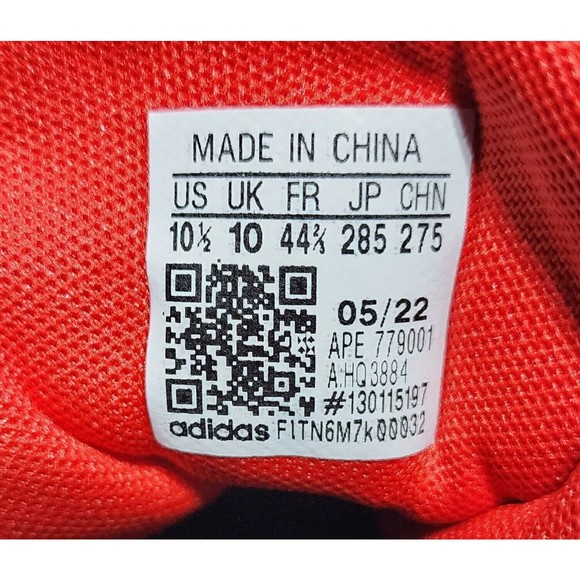 Adidas Harden Vol.6 Vivid Red Monogram Las Vegas Size 10.5 HQ3884 Men’s Shoes